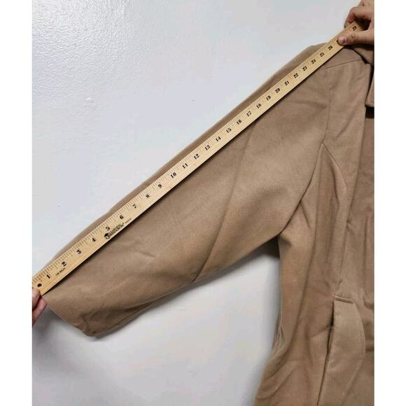 Avenue Plus Size Faux‎ Wool Peacoat Camel Size 30/32 - Picture 7 of 11